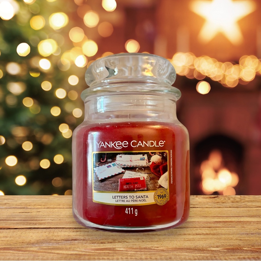 New! • Yankee Candle Letters To Santa • Medium Jar